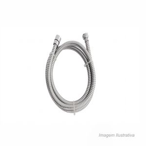 Ligação flexível corrugada para duchas com 2mts aço inox - blukit