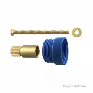 Prolongador para registro de pressão e gaveta padrão docol 10mm - blukit