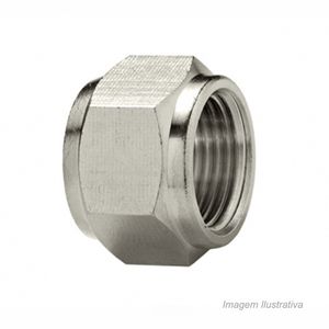 Flange para gás niquelado 3/4x1/2 - blukit