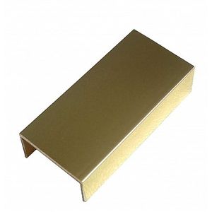 Perfil de alumínio luxor golden 20x10mm com 3 mts dourado - viscardi