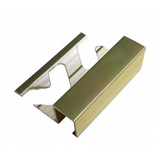 Perfil de alumínio firenze golden 10x12mm com 3 mts dourado - viscardi