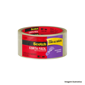 Fita transparente corta facil 45mm com 40mts  - 3m /ref.hb004590855