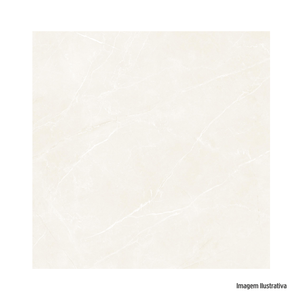 Piso acetinado solari nude 75x75cm vivence