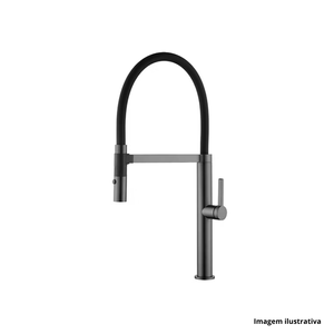 Monocomando para cozozinha gourmet grafite lexxa /ref. lx2288gf