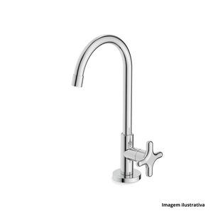 Torneira para lavatório mesa cromado celite /ref:b5001f6crb.