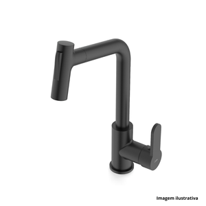 Monocomando para cozinha mesa  preto matte celite/ref:b5001f1r00.