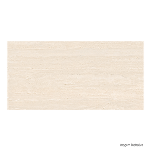 Porcelanato travertino chiaro acetinado 62x121 damme /ref:adr12281.