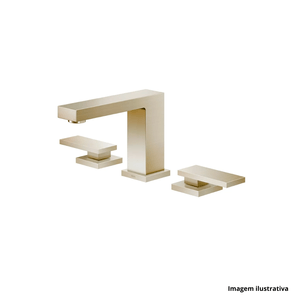 Misturador para lavatório mesa new edge niquel escovado - docol /ref.90009252044