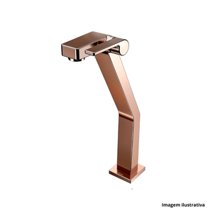 Torneira para lavatório bica alta stillo mesa cobre polido /ref.90008203030