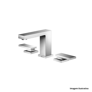 Misturador para lavatório new edge cromado - docol /ref.90009252006