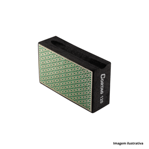 Esponja diamantada 95mmx60mm grão 120 cortag - /ref.60663