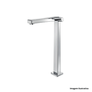 Torneira para lavatório bica alta stillo mesa cromado - docol /ref.90008248006