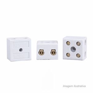 Conector de porcelana 16mm bipolar - germer