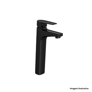 Monocomando para lavatório level de mesa bica alta black noir deca /ref:2885.bl26.no.