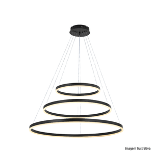 Pendente cosmos 180 113w preto gmh /ref:p-cosmos-180-preto.