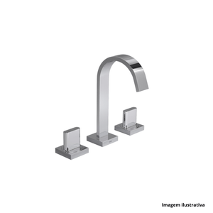 Misturador para lavatório polo de mesa bica alta cromado - deca /ref.1877.c33