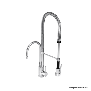 Monocomando para cozinha gourmet de mesa cromado - deca /ref.2280.c