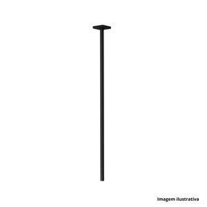 Torneira tube de teto black matte - deca /ref.1198.bl.tub.tet.mt