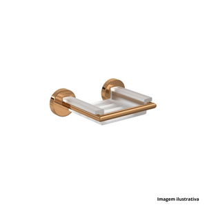 Saboneteira disco  red gold - deca /ref.2010.gl.dsc.rd