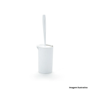 Escova sanitária com suporte branco - arthi /ref.5191