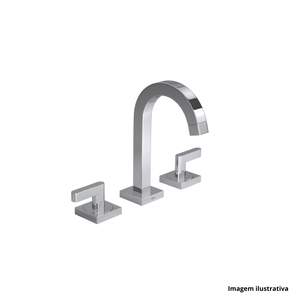 Misturador para lavatório soul de mesa bica alta cromado - deca /ref.1877.c38