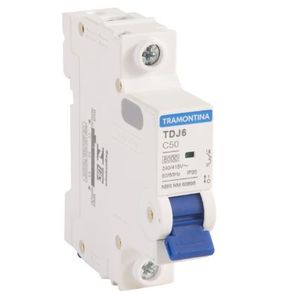 Disjuntor padrao 1x50 6ka tramontina