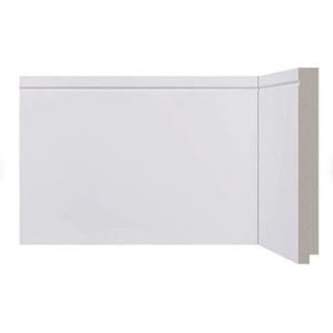 Rodapé de poliestireno r.518 150x16mm com 2,4mts branco - santa luzia