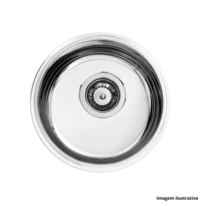 Cuba riva alto brilho inox docol /ref:017014ch.