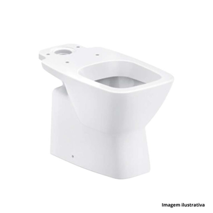 Bacia para acoplar polido suite 64,5x40,5cm branco incepa /ref. 1373510010100