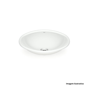 Cuba de sobrepor oval polido cubas 31x43,5cm branco incepa /ref. 1101480017100