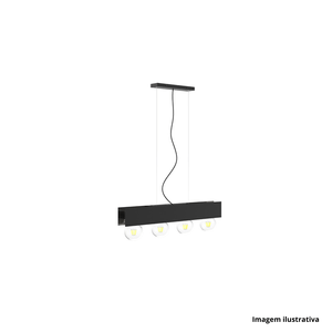 Pendente peak preto fosco - taschibra /ref.02110277-18