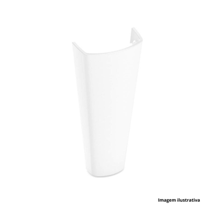 Coluna para tanque polido tanques 53,5x23cm branco incepa /ref. 1512030010100