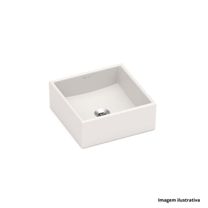 Cuba de sobrepor loft q5 sem mesa bege matte - incepa /ref.1850490657108