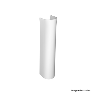 Coluna para lavatório polido aspen 69x14cm branco - deca /ref. c.10.17