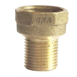Bucha de redução latão invertida 1/2"x3/4" - universo conexões