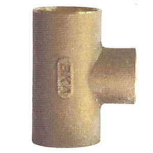 Te de cobre latao 66mm - universo conexões
