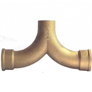 Te misturador de cobre latão 22mmx3/4" - universo conexões