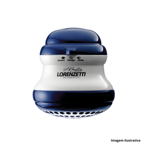 Chuveiro elétrico bello banho 110v azul - lorenzetti