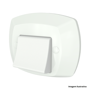 Acabamento completo para válvula de descarga docol 1 1/4" e 1 1/2" branco blukit /ref:340348.