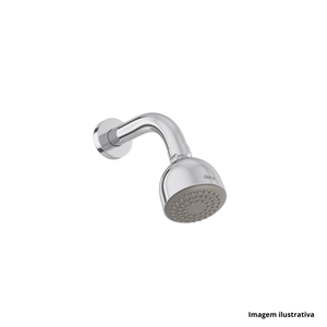 Chuveiro max com turbo de parede cromado - deca /ref.1977.c.ct