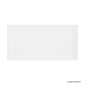 Revestimento metro white 10x20cm eliane / ref:180661.