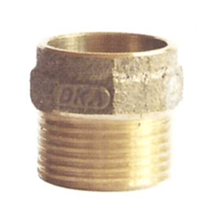 Conector rosca macho cobre latão 15 x 1/2" - universo conexões