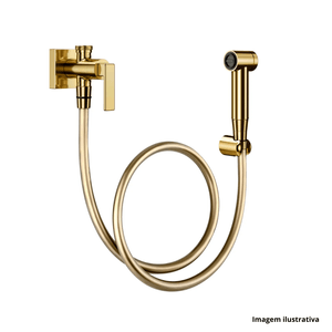 Ducha higiênica stillo ouro polido docol /ref:823743.