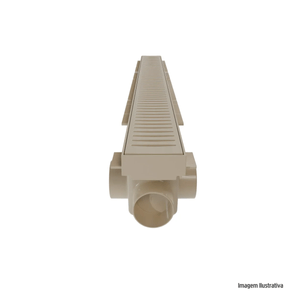 Ralo linear vazado 70cm bege astra /ref:rl70gv*bg.