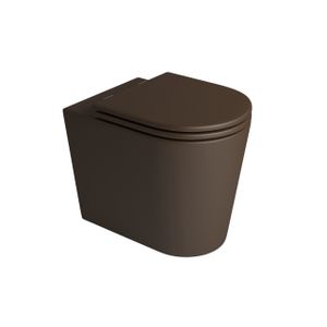 Bacia convencional fosco lk 51,5x35,5cm marrom deca /ref. p.23.22