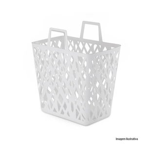 Cesto flexível telado 48lt branco arthi /ref:5000.