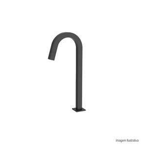 Torneira para lavatótio bica alta mesa aira black dax /ref:dax-1198-ar-bl.