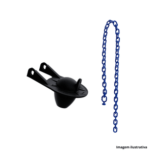 Obturador universal para mecanismo de saída para caixa acoplada - blukit /ref.340210