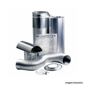 Kit de chaminé fácil 60x370mm - westaflex /ref.3006000111