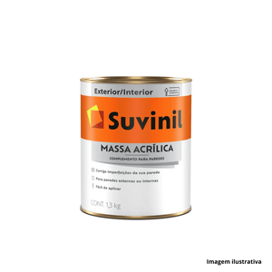 Massa acrilica 1,3kg suvinil /ref.50687594